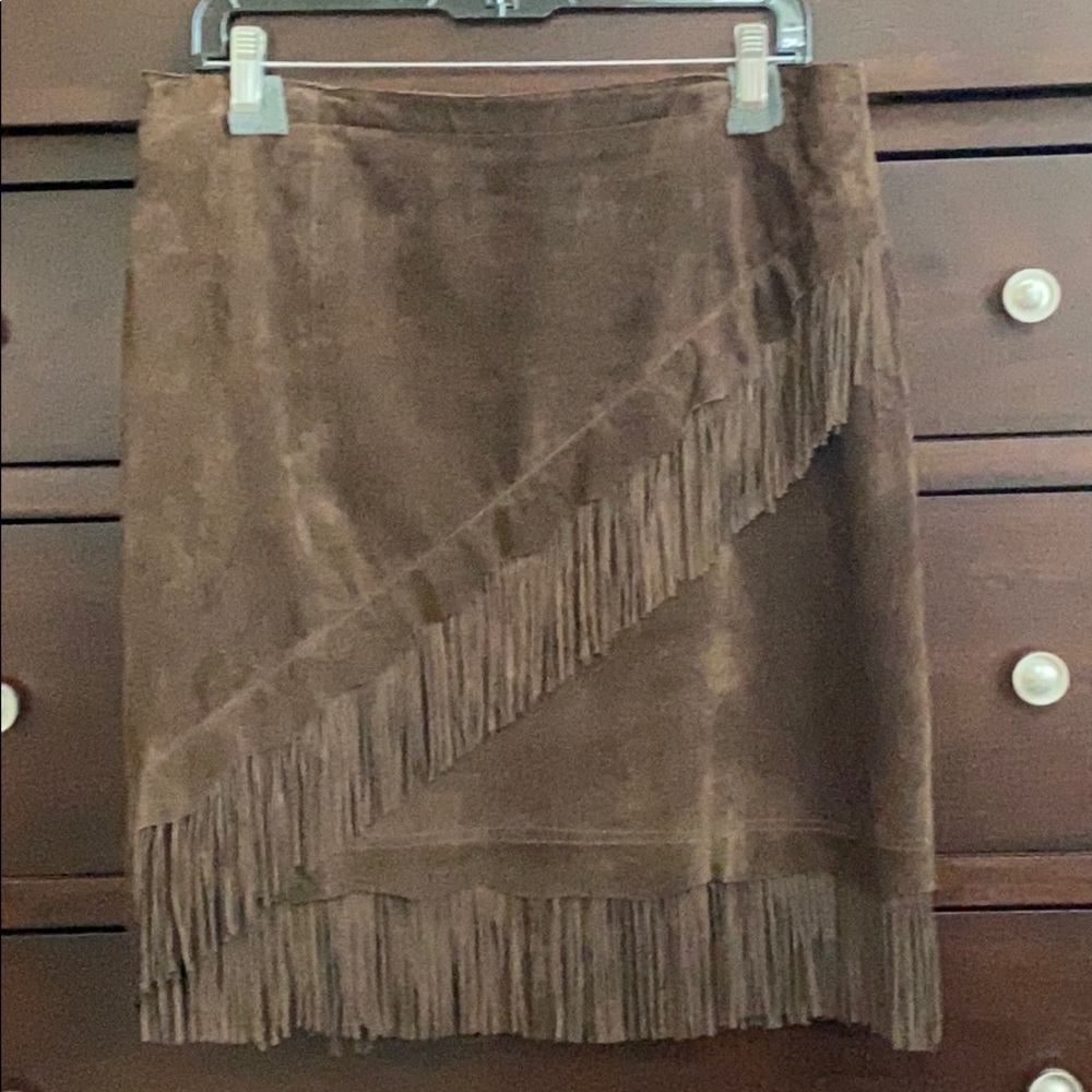 Pinto Ranch Suede Skirt